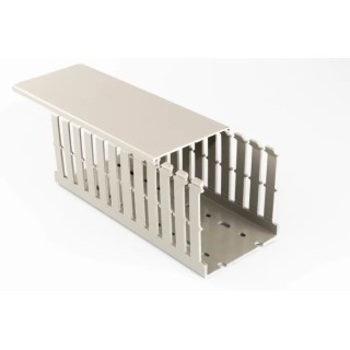 Betaduct 1045 Grey Open Slot Cable Trunking W50mm x D50 mm x L2 m Polyvinyl Chloride 