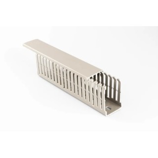 Betaduct 1047 Grey Open Slot Cable Trunking W25mm x D37.5mm x L2m Polyvinyl Chloride 1047