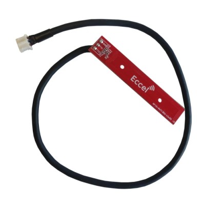 Eccel Technology Ltd High Frequency RFID Antenna Square, 13.56MHz, 1dBi Gain, With 3-pin Connector Mux ANT 1356-10x50-300