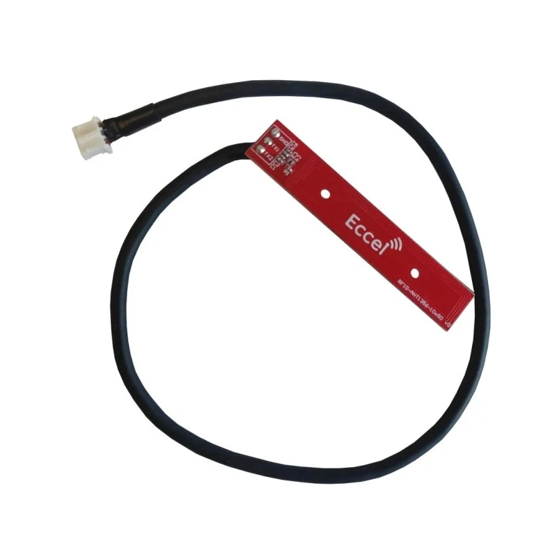 Eccel Technology Ltd High Frequency RFID Antenna Square, 13.56MHz, 1dBi Gain, With 3-pin Connector Mux ANT 1356-10x50-300