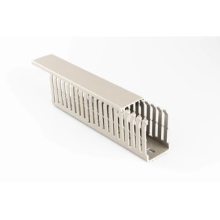 Betaduct Grey Open Slot Cable Trunking W37.5mm x D37.5mm x L2m Polyvinyl Chloride 10470032Y