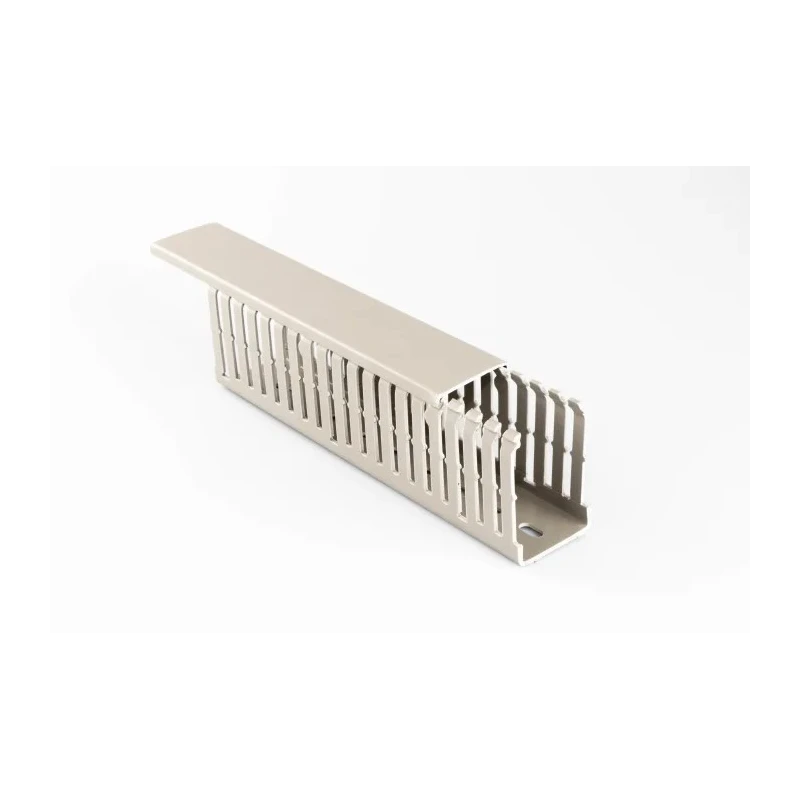 Betaduct 1047 Grey Open Slot Cable Trunking W100mm x D75mm x L2m Polyvinyl Chloride 