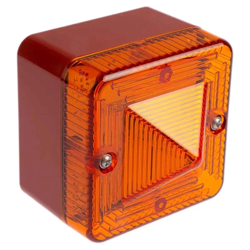 e2s Amber Xenon Flashing Beacon 230V AC/DC Surface Mount IP66 