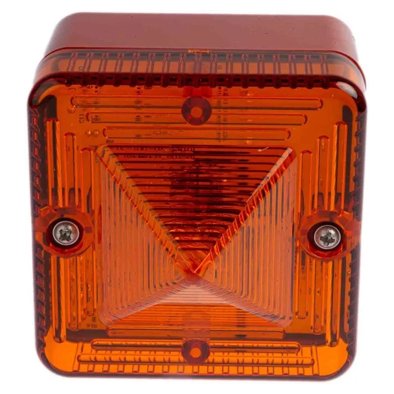 e2s Amber Xenon Flashing Beacon 230V AC/DC Surface Mount IP66 