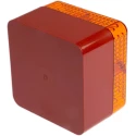 e2s Amber Xenon Flashing Beacon 230V AC/DC Surface Mount IP66 