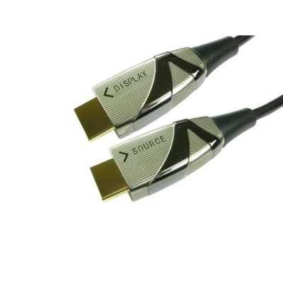 NewLink 30 m 4K @ 60Hz HDMI Male to Male Active Optical Cable HDMI V2.0 Black NLHDMI-AOC030