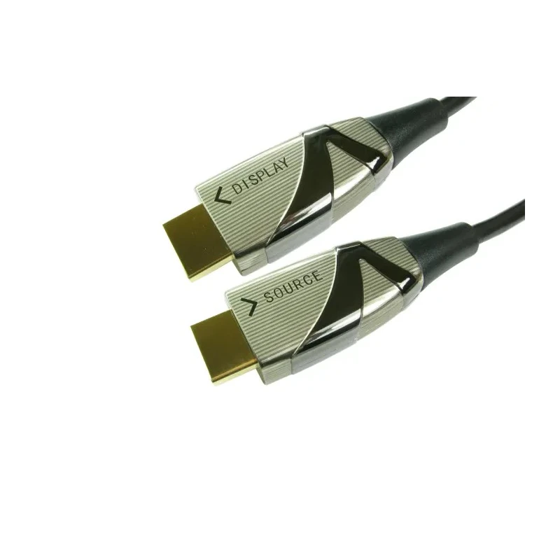 NewLink 30 m 4K @ 60Hz HDMI Male to Male Active Optical Cable HDMI V2.0 Black NLHDMI-AOC030