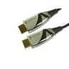 NewLink 30 m 4K @ 60Hz HDMI Male to Male Active Optical Cable HDMI V2.0 Black NLHDMI-AOC030