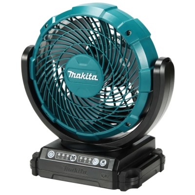 Makita 12V 180mm Blade Diameter Desk Fan 4.6 m³/min Airflow 3 Speed CF101DZ