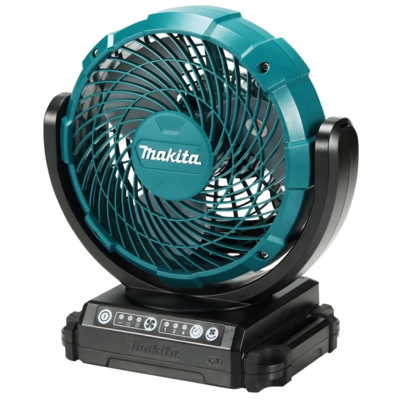 Makita 12V 180mm Blade Diameter Desk Fan 4.6 m³/min Airflow 3 Speed CF101DZ
