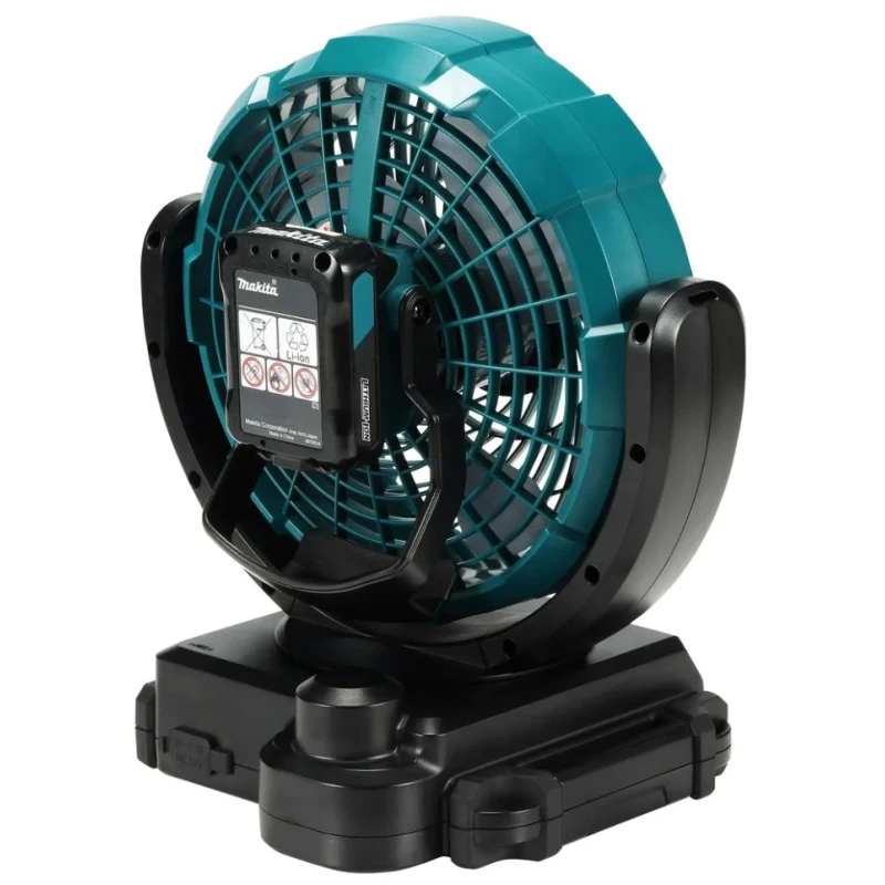 Makita 12V 180mm Blade Diameter Desk Fan 4.6 m³/min Airflow 3 Speed CF101DZ