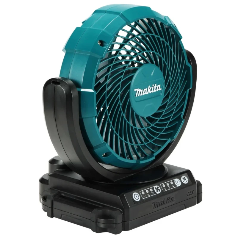Makita 12V 180mm Blade Diameter Desk Fan 4.6 m³/min Airflow 3 Speed CF101DZ
