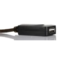 NewLink IC Socket USB Cable Female USB Type A to Female USB 2.0 USB Type A Black 15m USB2-REP15