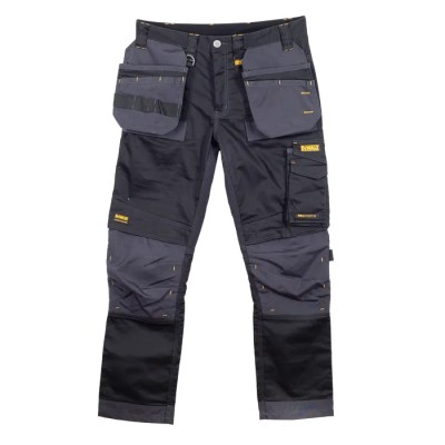 DeWALT Men's Work Trouser Black Grey 32 in Waist 31in Leg HARRISON 32/31