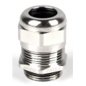 RS PRO Metallic Nickel Plated Brass Cable Gland, M40 Thread, 20 mm Min. to 28 mm Max. Cable Diameter, IP68 210-0612