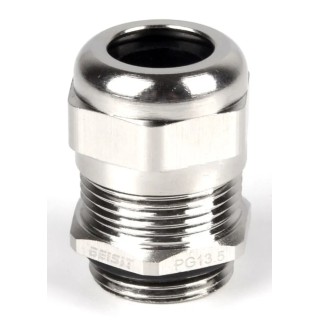RS PRO Metallic Nickel Plated Brass Cable Gland, M40 Thread, 20 mm Min. to 28 mm Max. Cable Diameter, IP68 210-0612