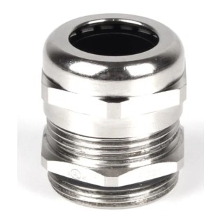 RS PRO Metallic Nickel Plated Brass Cable Gland, M40 Thread, 20 mm to 28 mm Cable Diameter, IP68 210-0613