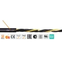 Igus Chainflex CF30 5 Core Power Cable Black 2.5mm² 1000/600 V Thermoplastic Elastomer Jacket 70°C 50 m CF30