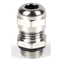 RS PRO Metallic Nickel Plated Brass Cable Gland, PG7 Thread, 3 mm Min. Cable Diameter, 6.5 mm Max., IP68 210-0614