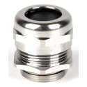 RS PRO Metallic Nickel Plated Brass Cable Gland with PG13.5 Thread, 6 mm Min. Cable Diameter, 12 mm Max. Cable 210-0621