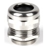 RS PRO Metallic Nickel Plated Brass Cable Gland with PG13.5 Thread, 6 mm Min. Cable Diameter, 12 mm Max. Cable 210-0621