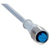 SICK Female 5 way M12 to Unterminated Sensor Actuator Cable, 5 m, Polyvinyl Chloride Grey Jacket, 250V DOL-1205-G05MNI