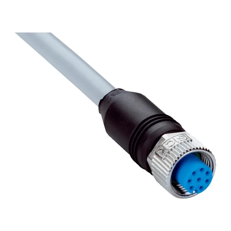 SICK Female 8 Way M12 to Unterminated Sensor Actuator Cable 5m 30V PVC Jacket YF2A28-050VA6XLEAX / 2096244