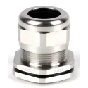 RS PRO Metallic Nickel Plated Brass Cable Gland PG21 Thread, 9 mm Min. Cable Diameter, 16 mm Max. Cable Diameter 210-0627