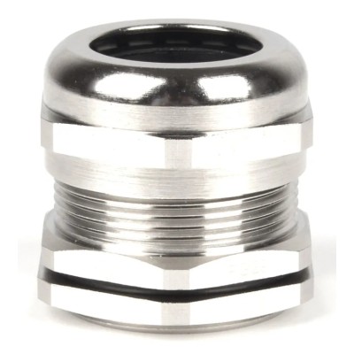 RS PRO Metallic Nickel Plated Brass Cable Gland PG29 Thread, 18 mm Minimum Cable Diameter, 25 mm Maximum Cable 210-0633