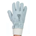 Tornado Colossus Grey Leather Work Gloves Size 9 with Cut Resistant Blended Aramid Lining TC1-09