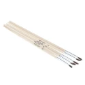 Cottam PCB & Flux Brush, Natural Animal Hair Bristles, Wood Handle, Ferrule Tip, 2mm Line Width 229-9729