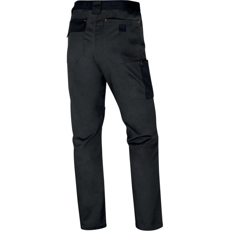 Delta Plus MACH 2 Unisex Work Trouser Red Grey 32 to 35 in Waist 80cm Leg M2PA3STRGRGT