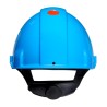 3M Blue Vented Adjustable Safety Helmet High Performance Polyethylene EN 397 Compliant 7000039719