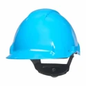 3M Blue Vented Adjustable Safety Helmet High Performance Polyethylene EN 397 Compliant 7000039719