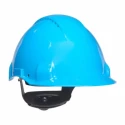 3M Blue Vented Adjustable Safety Helmet High Performance Polyethylene EN 397 Compliant 7000039719