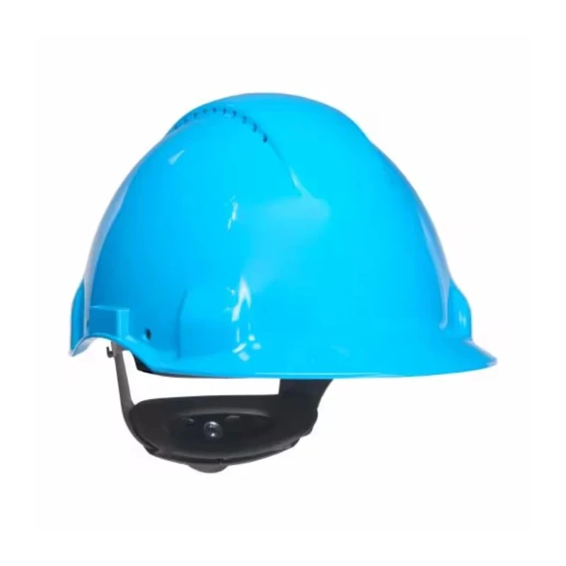 3M Blue Vented Adjustable Safety Helmet High Performance Polyethylene EN 397 Compliant 7000039719