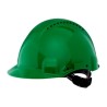3M 3MTM Green Ventilated Adjustable Safety Helmet High Performance Polyethylene HDPE EN 397 7000108289