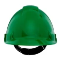 3M 3MTM Green Ventilated Adjustable Safety Helmet High Performance Polyethylene HDPE EN 397 7000108289