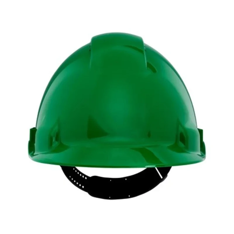 3M 3MTM Green Ventilated Adjustable Safety Helmet High Performance Polyethylene HDPE EN 397 7000108289