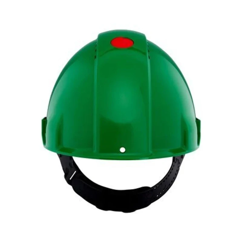 3M 3MTM Green Ventilated Adjustable Safety Helmet High Performance Polyethylene HDPE EN 397 7000108289