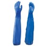Showa Blue Cotton Gloves Size 10/XL with Polyvinyl Chloride Coating SHO690