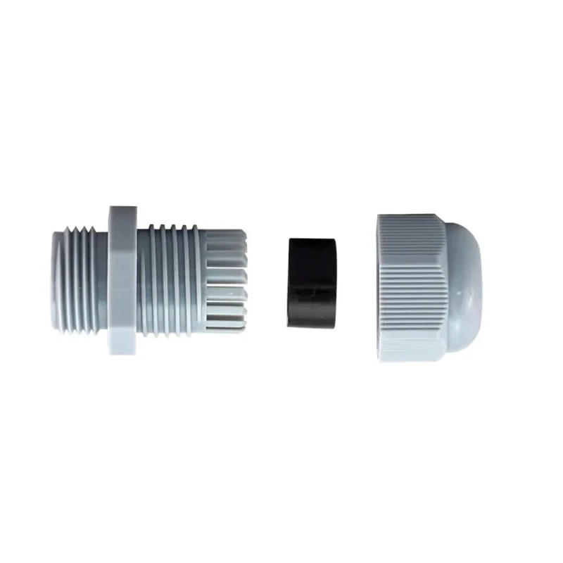 RS Pro Grey Polyamide 66 Cable Gland M16 Thread, 5 mm Min. Cable Diameter, 10 mm Max. Cable Diameter, IP68 210-1341