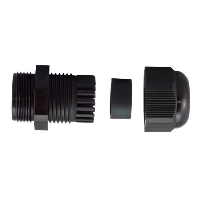 RS Pro Black Polyamide 66 Cable Gland PG16 Thread 10 mm Min., 14 mm Max., IP68 210-1353