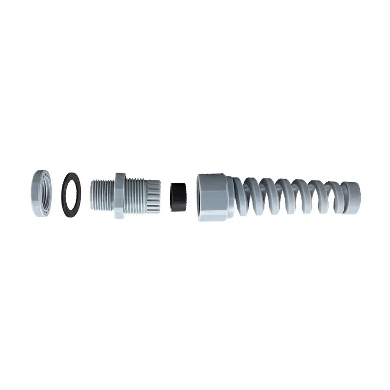 RND Grey Polyamide 66 Cable Gland, PG11 Thread, 5 mm Min. Cable Diameter, 10 mm Max. Cable Diameter, IP68 Rated 210-1365