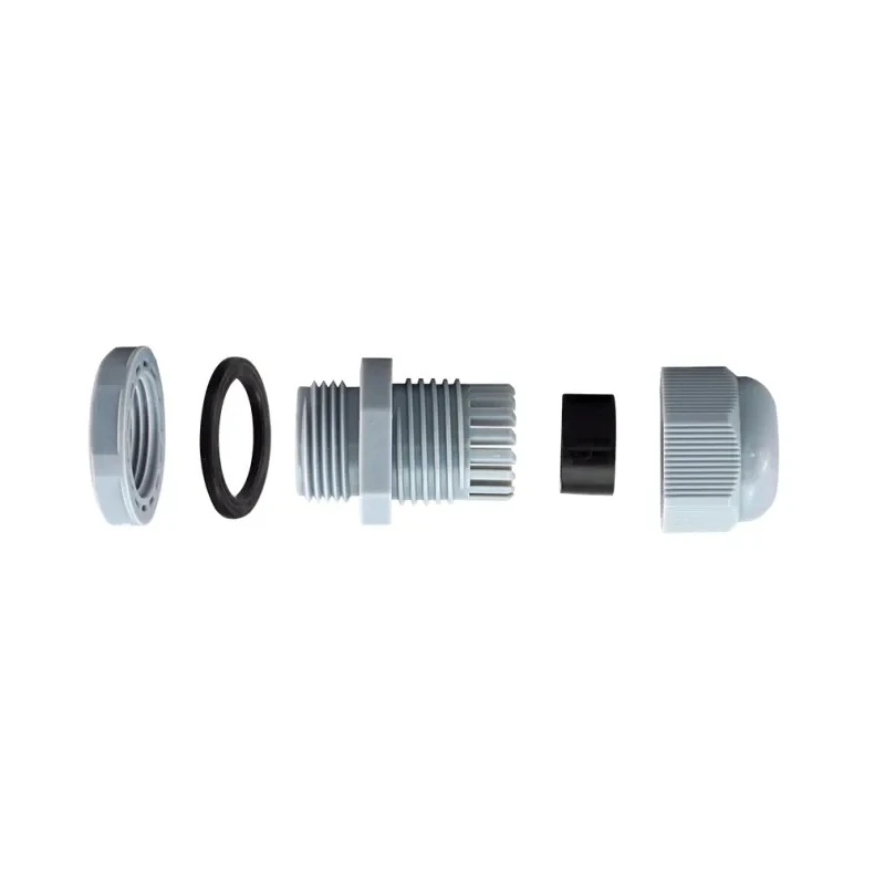 RS PRO Grey Polyamide 66 Cable Gland PG7 Thread, 3 mm Min., 6.5 mm Max., IP68 210-1373