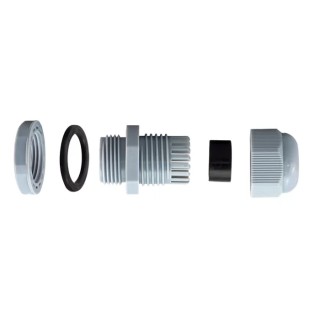 RS PRO Black Polyamide 66 Cable Gland PG7 Thread 3 mm Min. 6.5 mm Max. IP68 210-1372