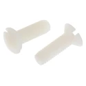 RS PRO Slot Countersunk Nylon Machine Screw M5 16 mm DIN 963 232-6964