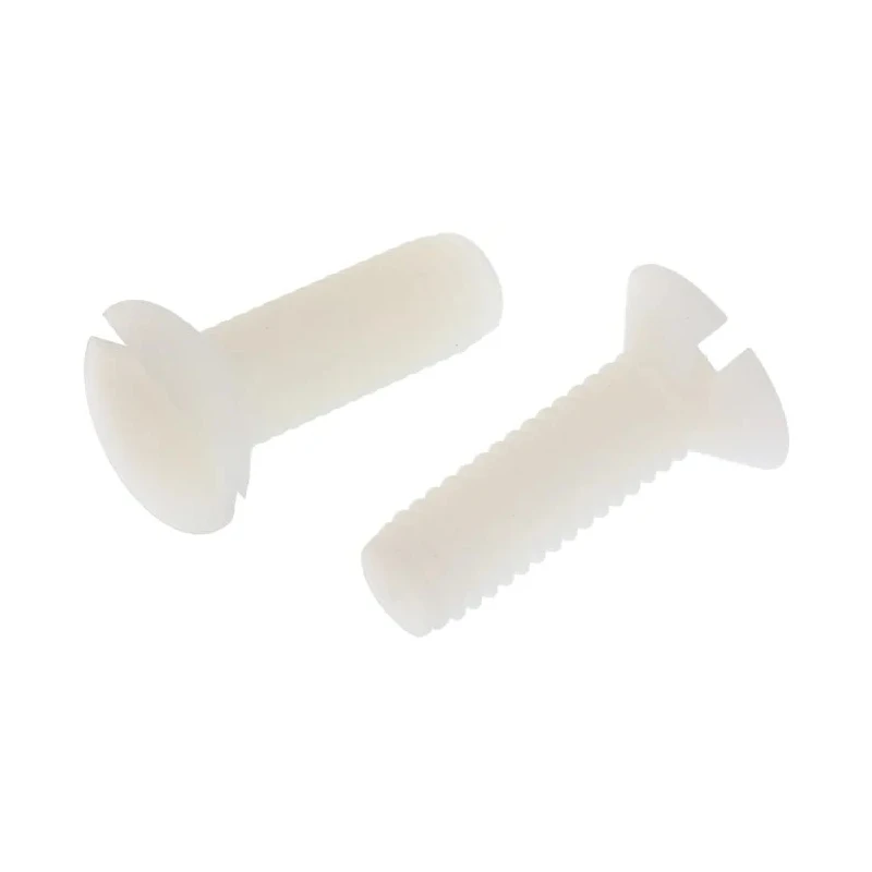 RS PRO Slot Countersunk Nylon Machine Screw M5 16 mm DIN 963 232-6964