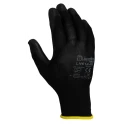 Liscombe Black Polyamide Work Gloves Size 9 with Polyurethane Coating LN614-09