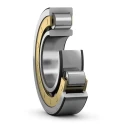 SKF Cylindrical Roller Bearing, 110 mm ID, 240 mm OD, 50 mm Width, Brass Cage, Open Type NU 322 ECM/C3
